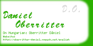 daniel oberritter business card
